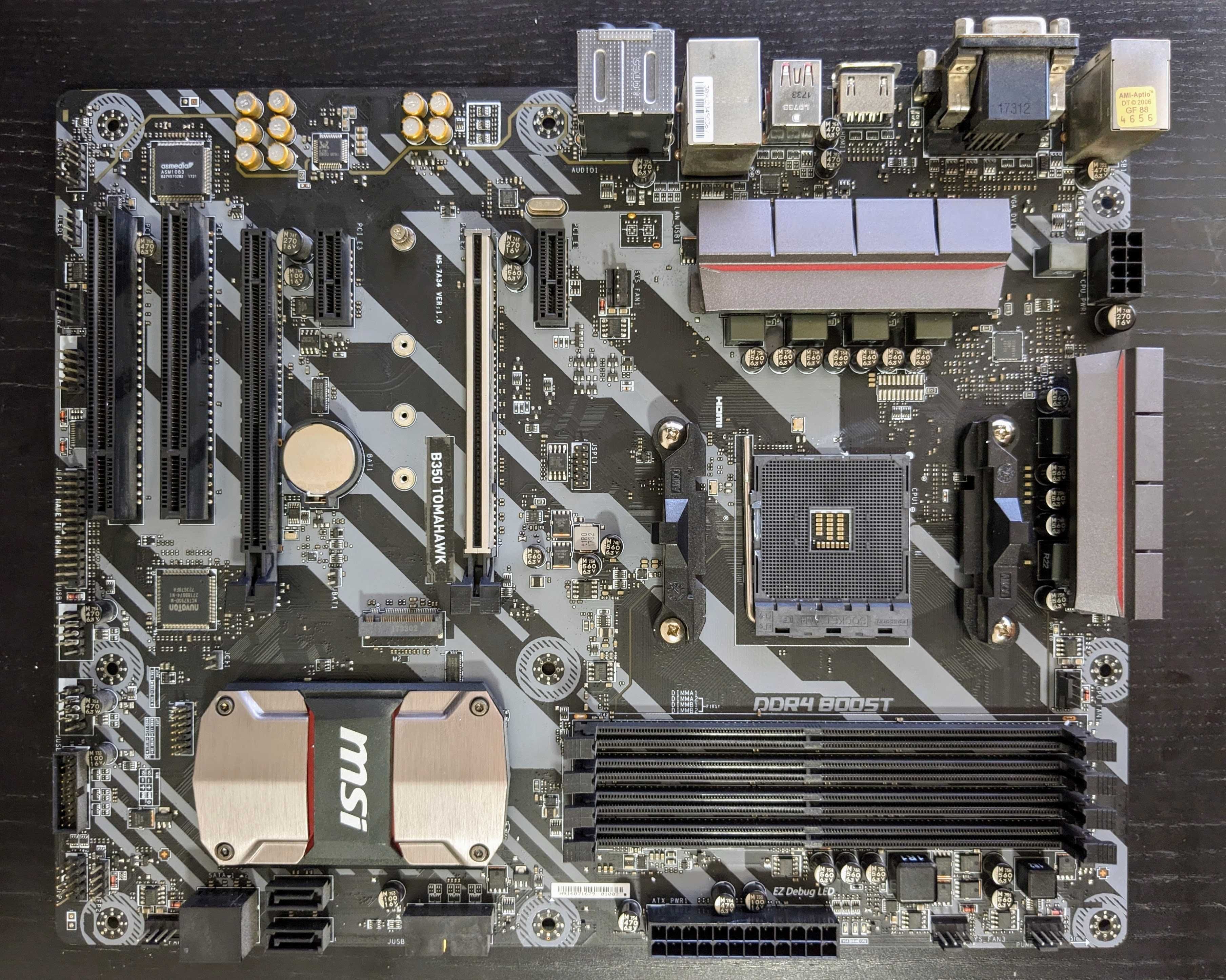 Motherboard ATX MSI B350 Tomahawk