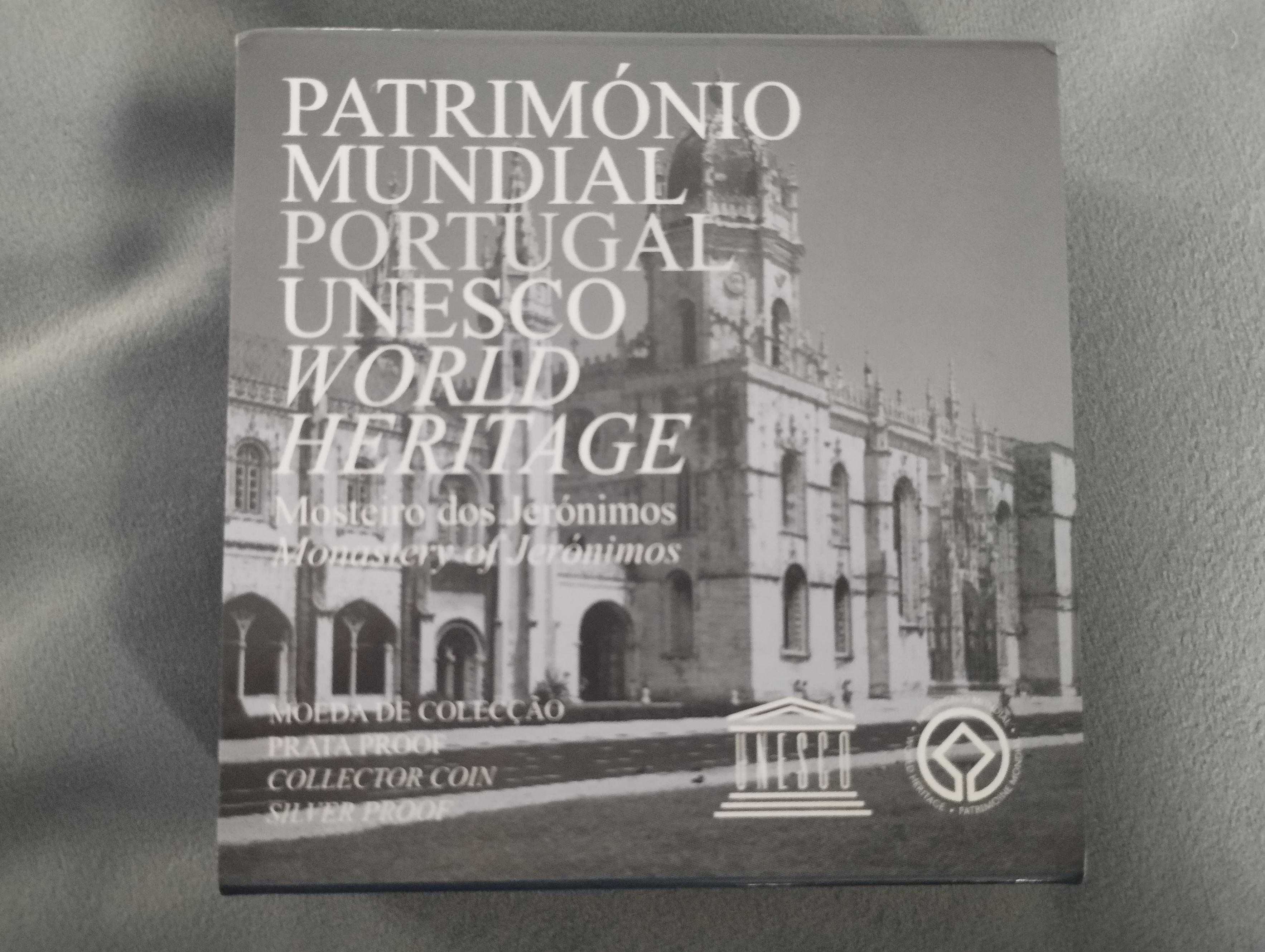 Moeda Proof INCM Prata Mosteiro dos Jerónimos