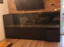 Zestaw akwariowy 250x60x60 akwarium pokrywa szafka
