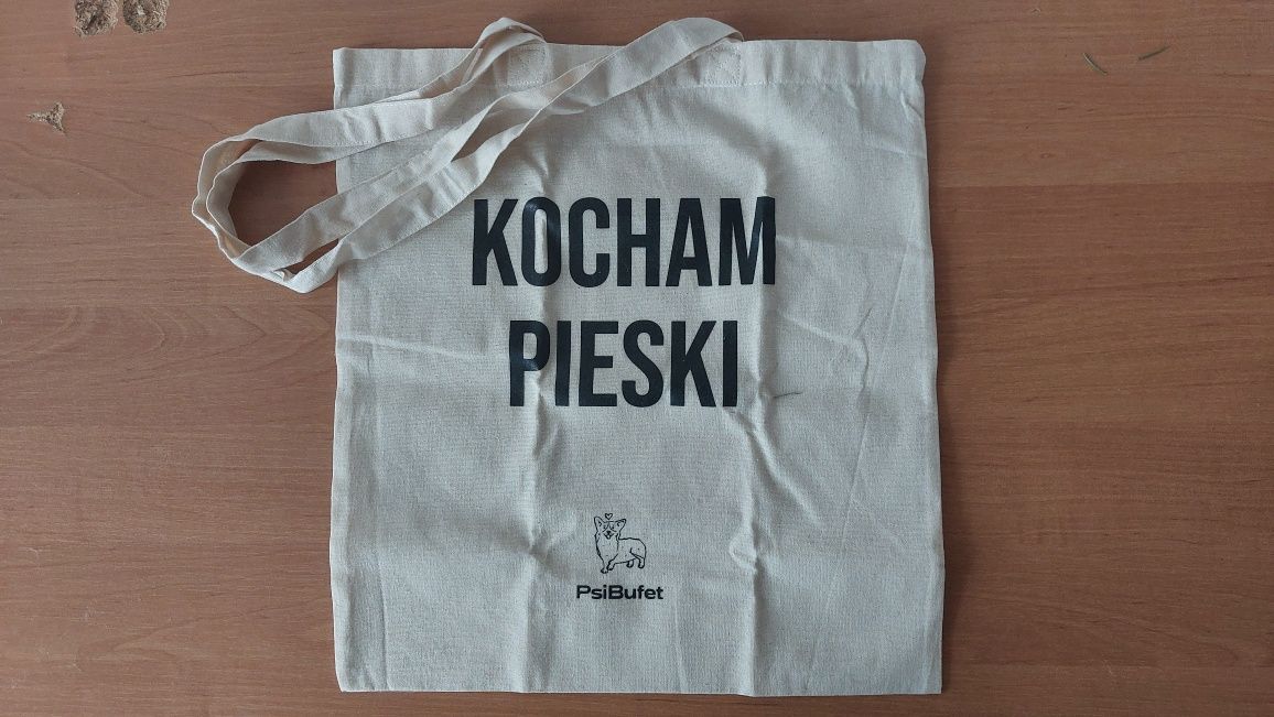 Torba bawełniana "kocham pieski"