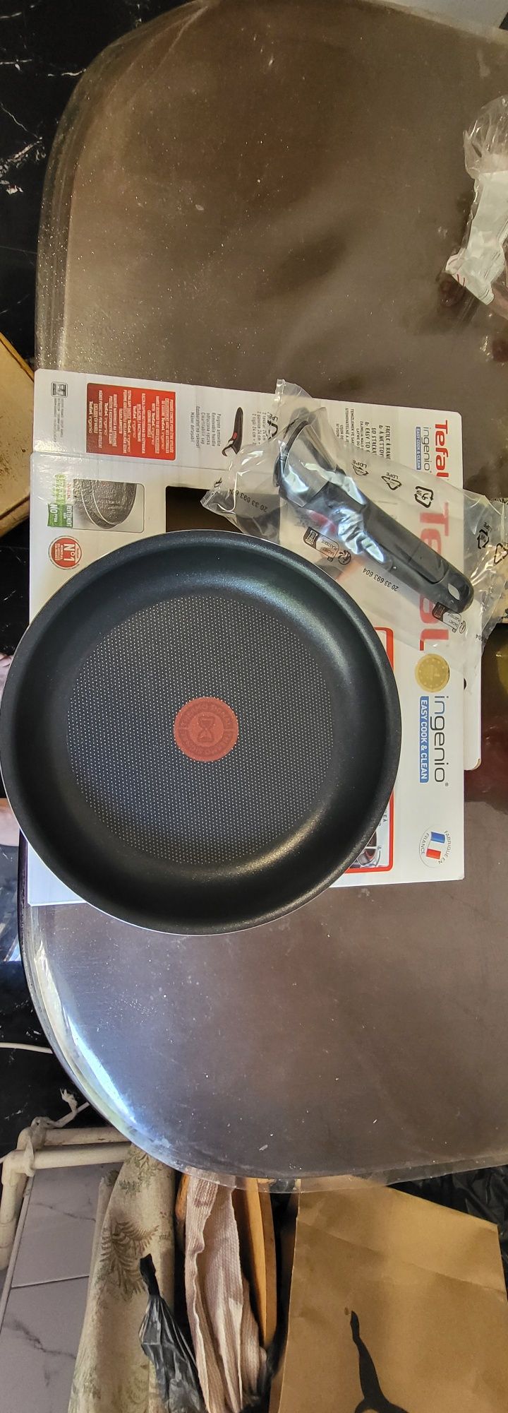 Сковоріда 24см зі знімною ручкою Tefal L1539143 Ingenio Easy Cook & C