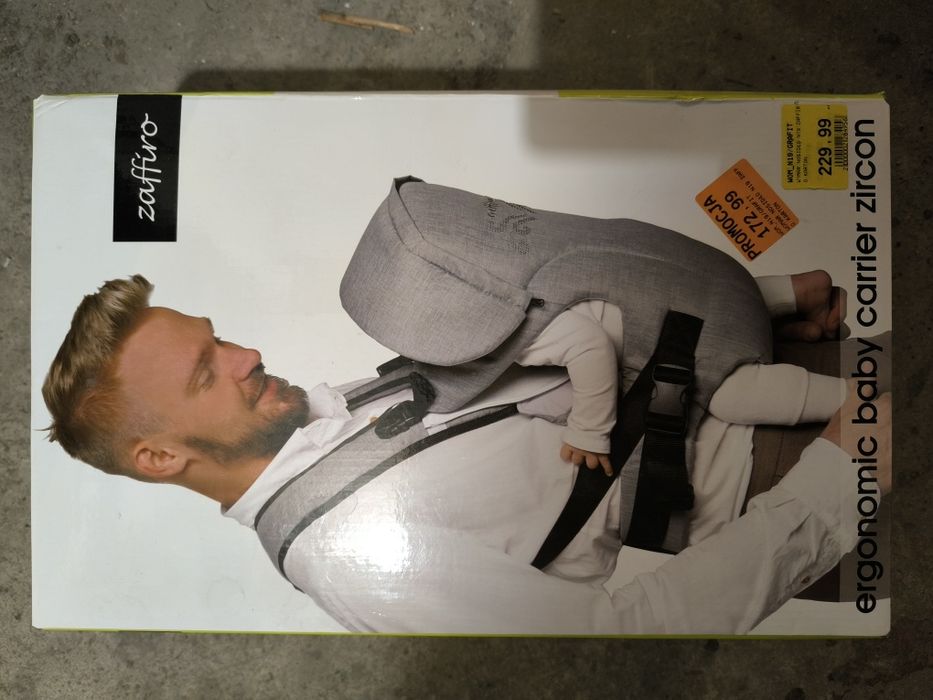 Nosidło nosidełko ergonomiczne Zaffiro Zircon