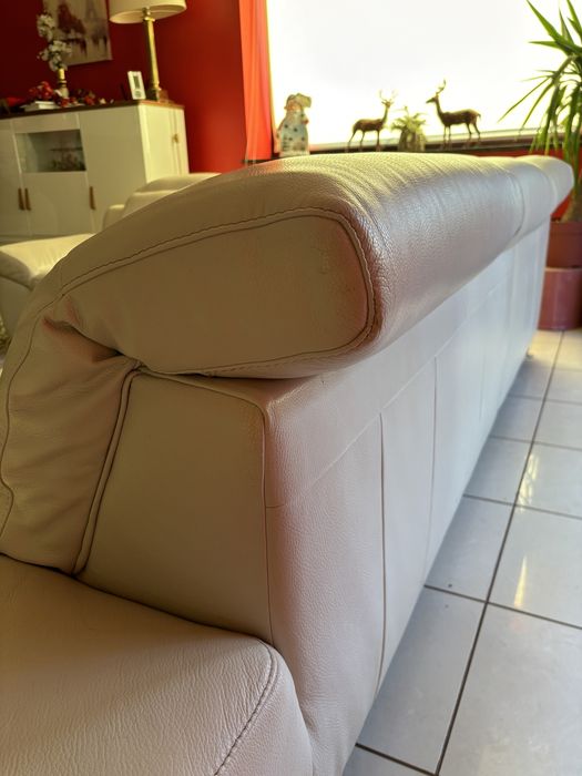 Duży narożnik 290/230 Musterring skóra naturalna