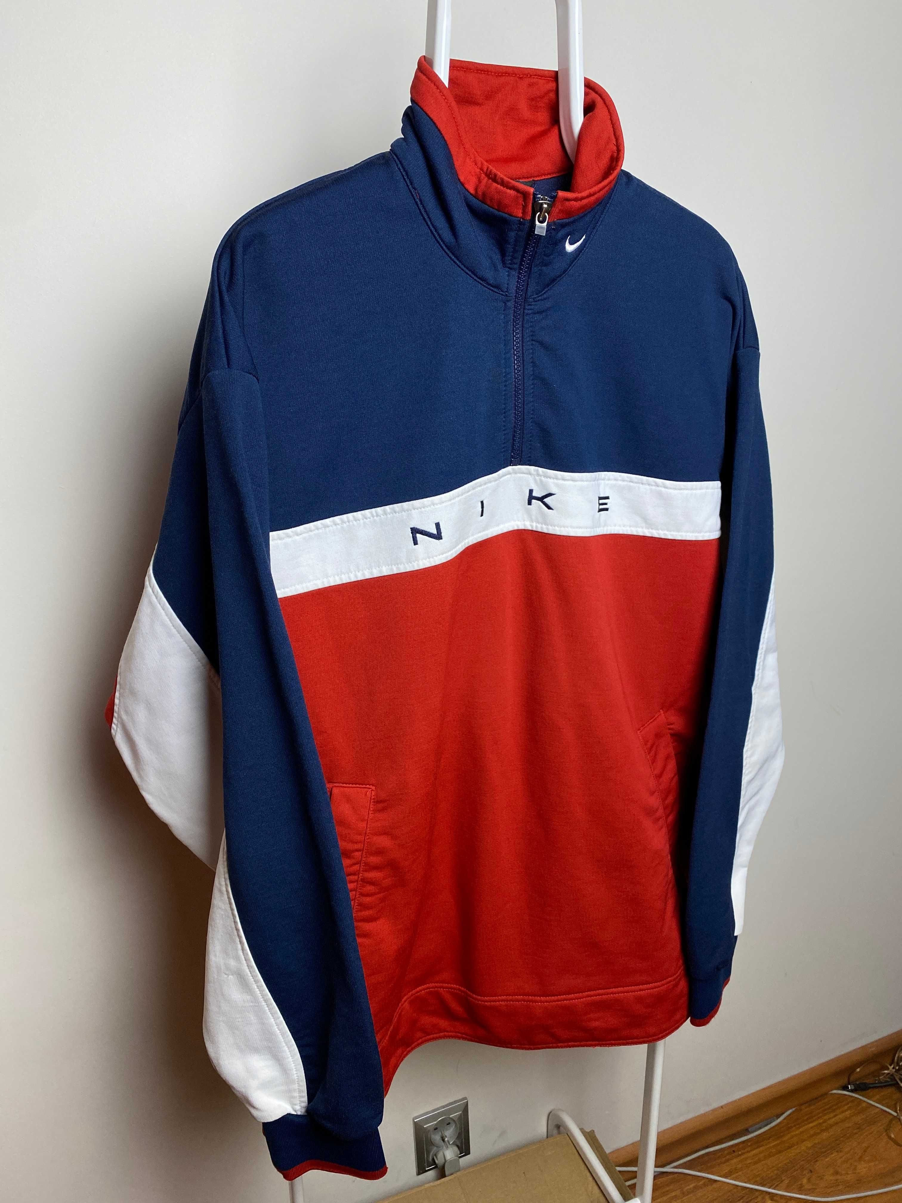 Bluza rozpinana (half-zip) męska Nike 90s Swoosh Vintage Opium