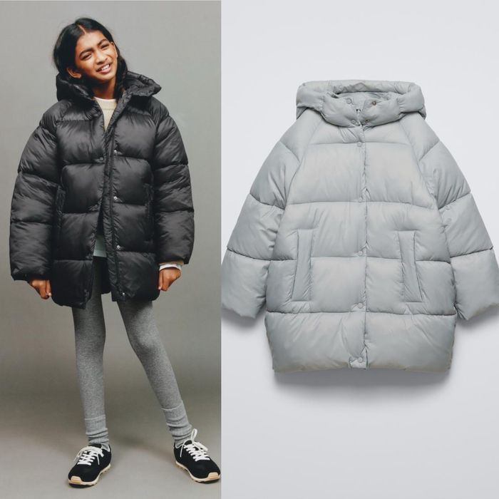 ZARA 120,130,140,152,164 пальто куртка пуховик