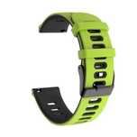22 mm. Silikonowy pasek do zegarka. Green