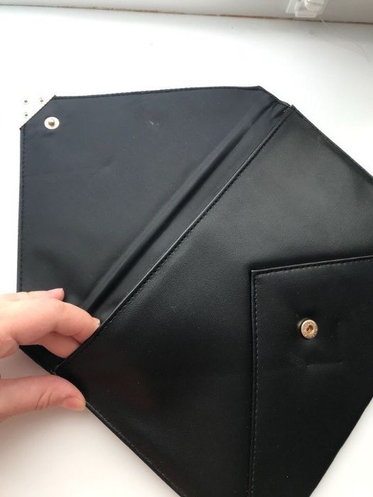 Женский стильный черный кожаный клатч,маленькая вечерняя сумка,сумочка