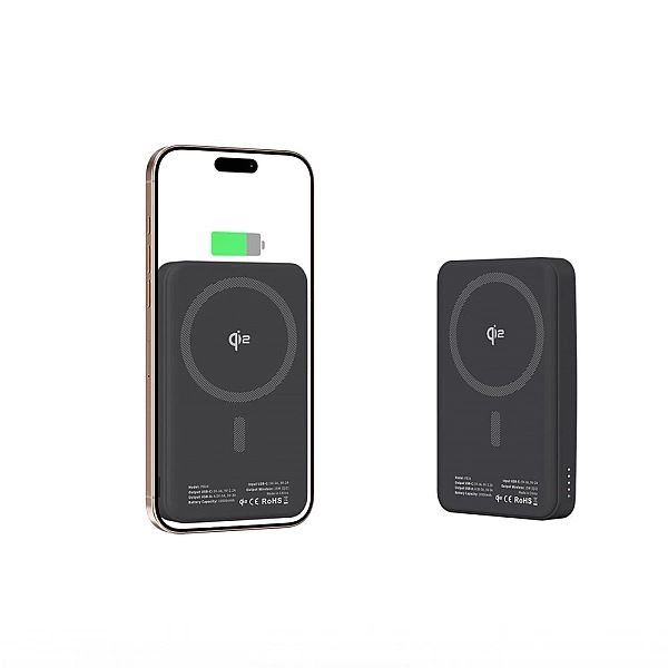 Tech-Protect Pb24 Lifemag Qi2 Magsafe Power Bank 10000Mah Black
