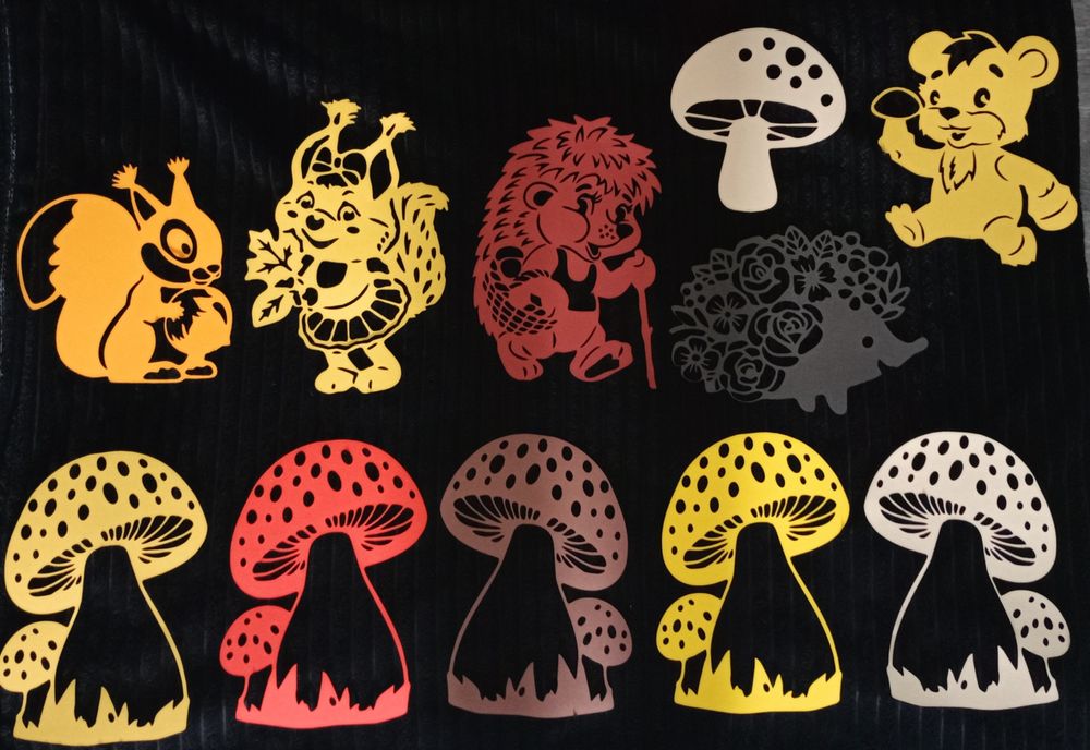 Wycinanki jesienne A4 (11szt.) MIX 1