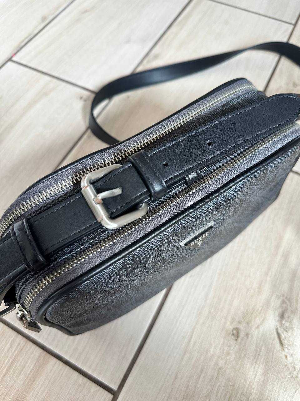 Сумка Guess чоловіча, чорна, оригінал
