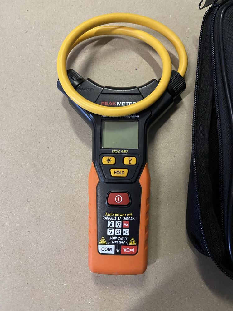 Кліщі струмовимірювальні цифрові Peak Meter