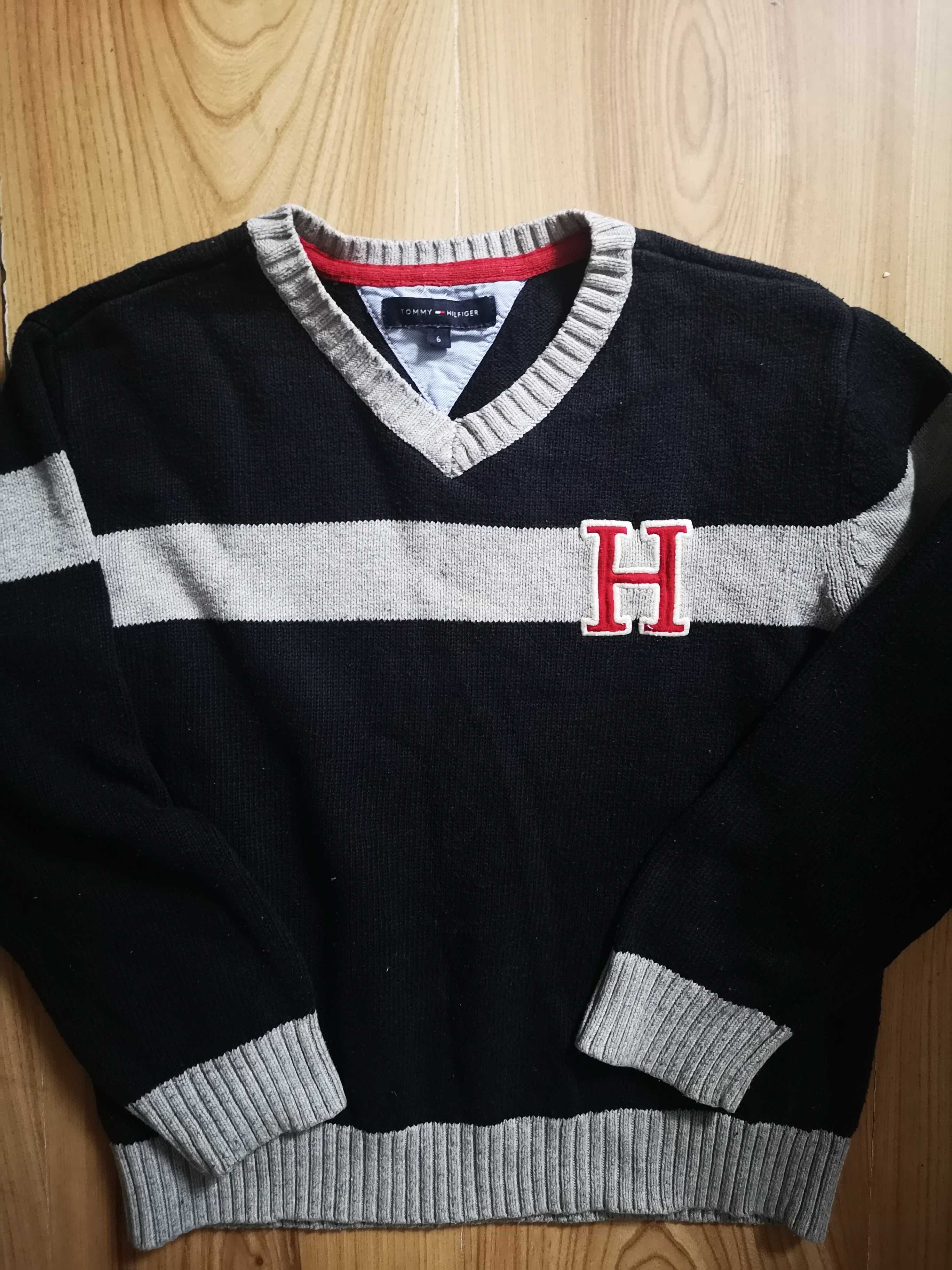 Tommy Hilfiger- sliczny sweterek 6 t