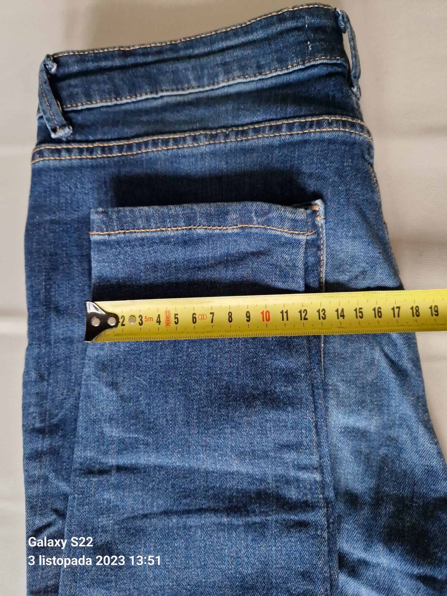 Skinny jeansowe 38 damskie