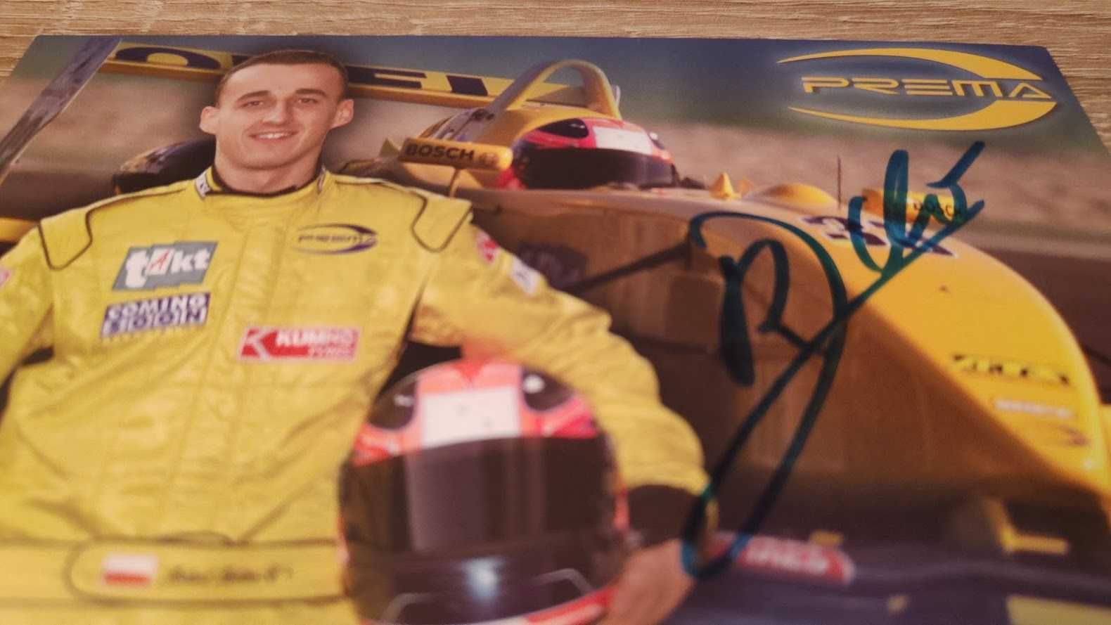 Karta Robert Kubica Autograf Podpis Prema Powerteam F3 Oryginalna 2003
