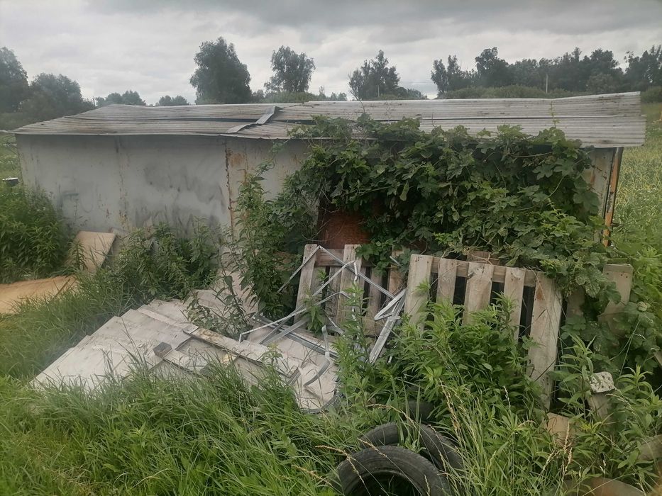 Продам розбірний гараж з листової сталі