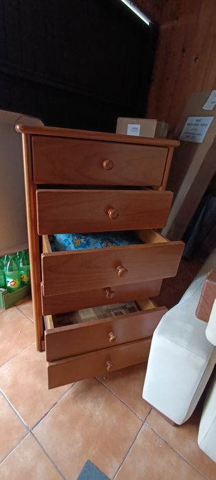 Camiseiro 6 gavetas pinho maciço