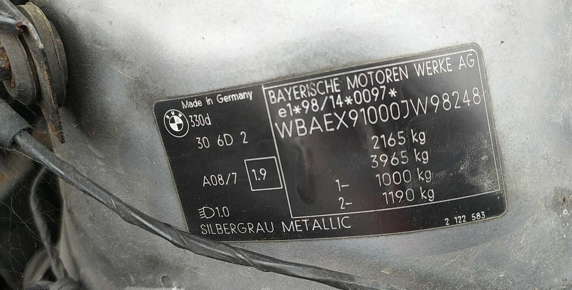 Silnik BMW E46 E83 3,0d M57 204 konie Kompletny Swap PATROL M57