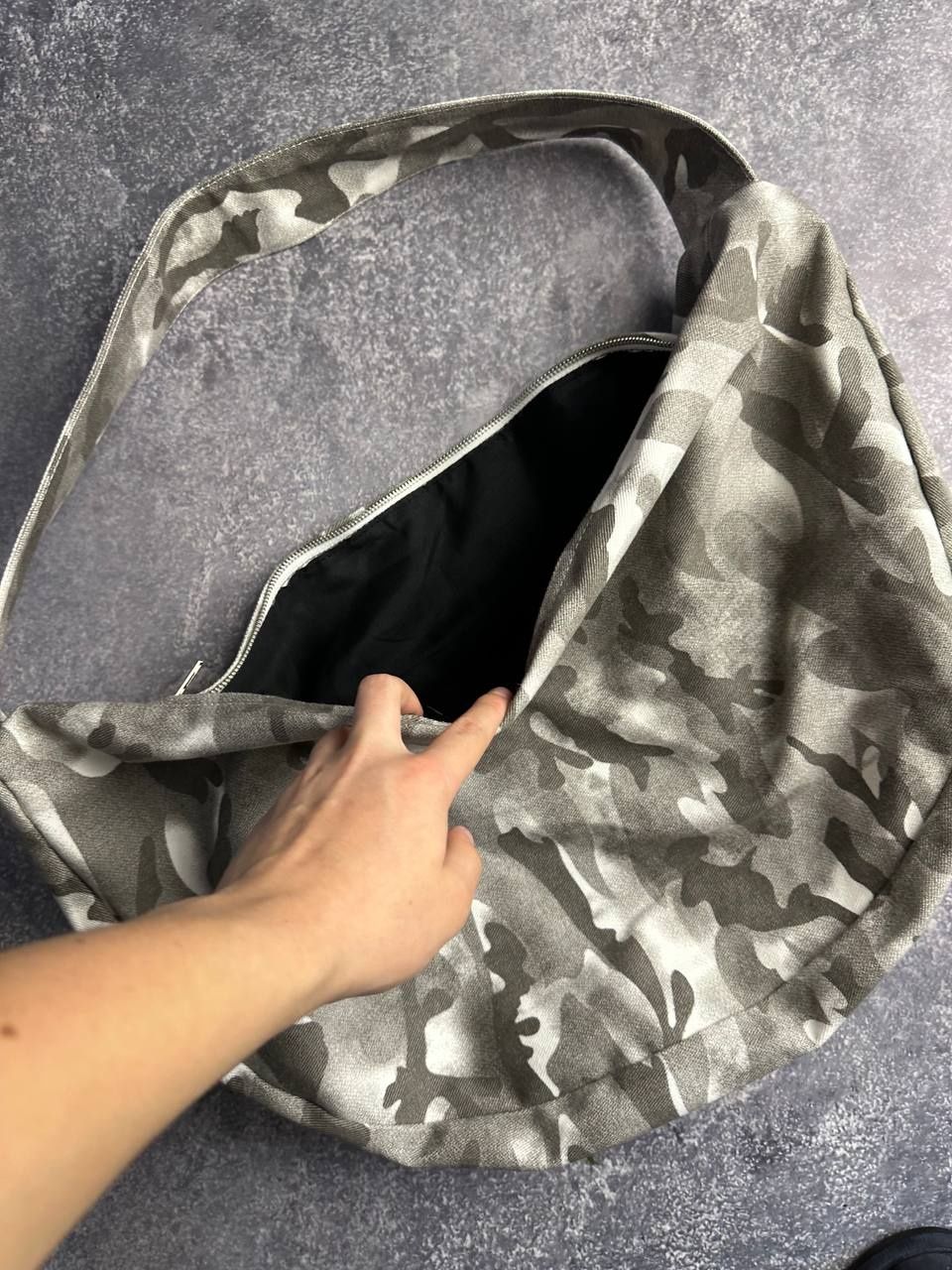 Сумка камуфляжная opium custom archive camo bag y2k шопер белая біла