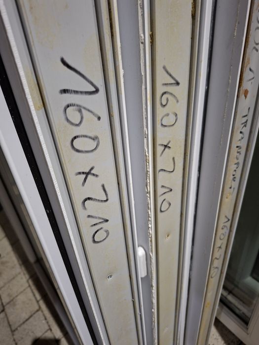 Okno,drzwi tarasowe uzywane 160x210