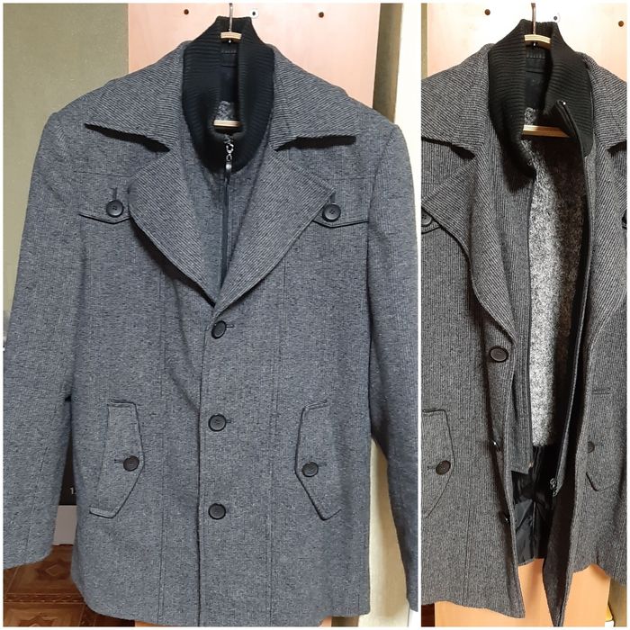 Мужское полупальто на меху. Размер 48-50. Идеальное состояние