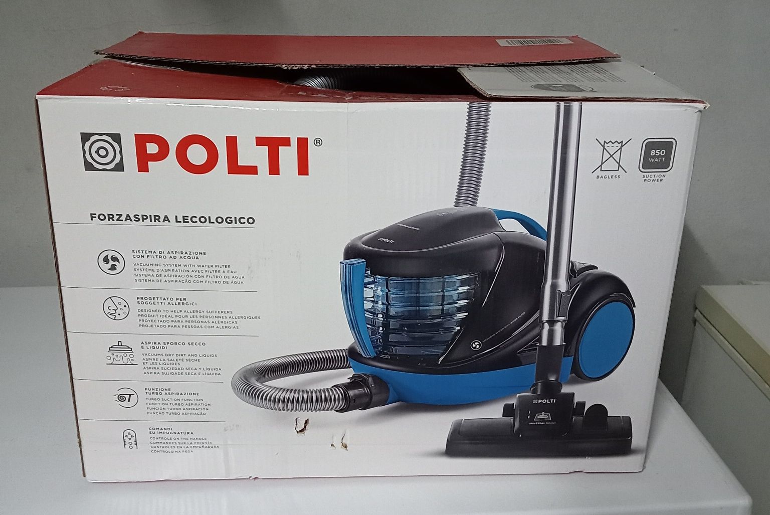 Aspirador Polti 850w Novo