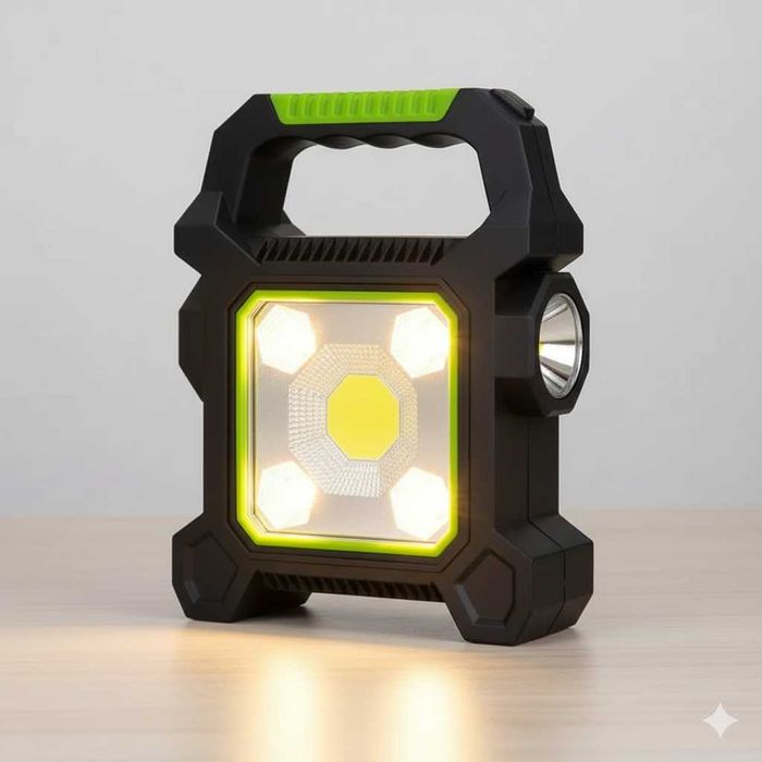 Світлодіодний ліхтар з трьома режимами освітлення та сонячною панеллю