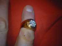 кольцо золотое печатка мужское запонки заколка бриллиант из СССР
