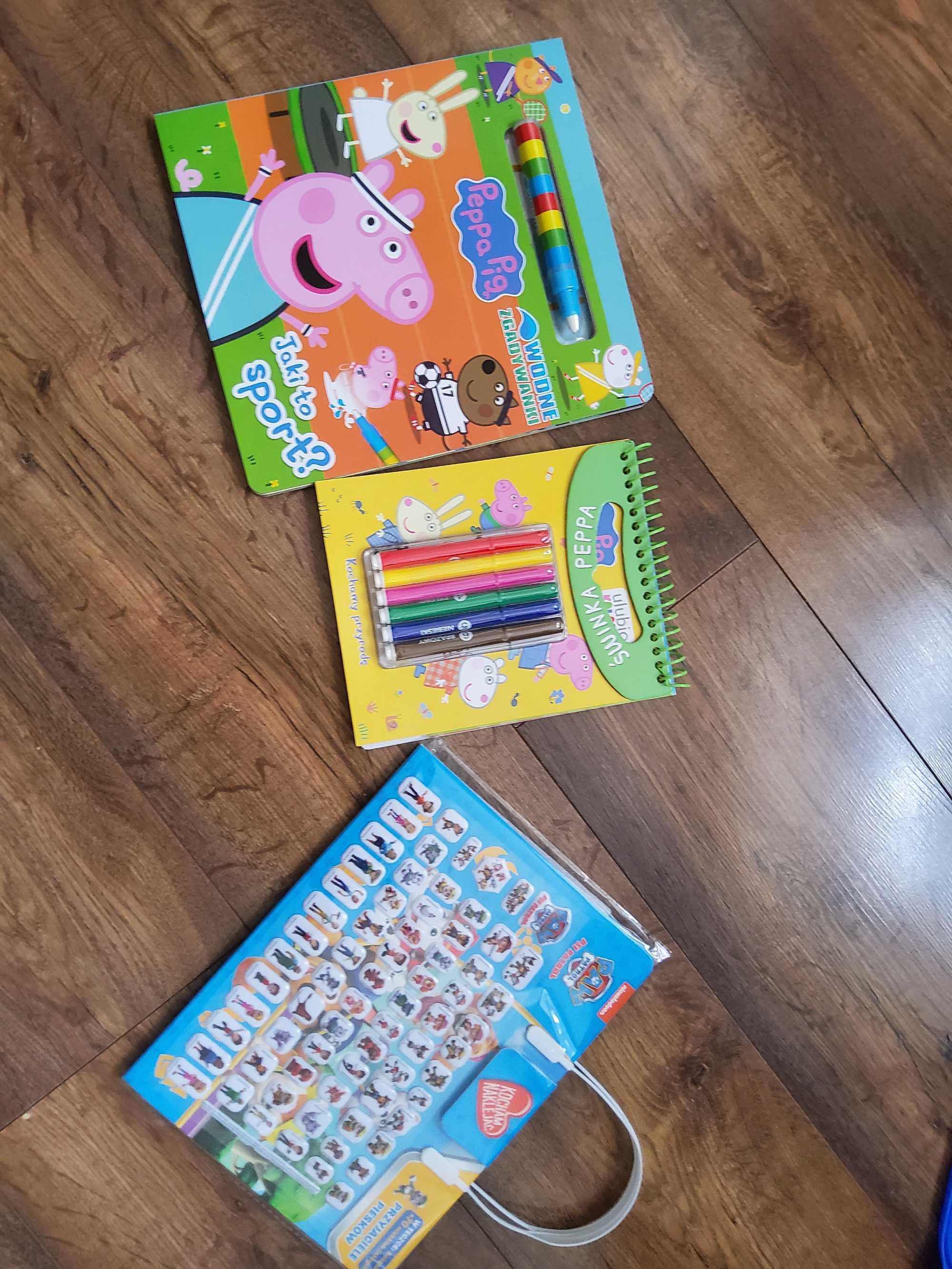 Książeczki, naklejki i pisaki wodne dla dzieci