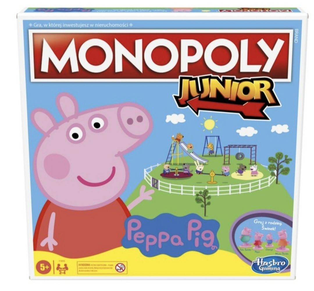 Gra planszowa Hasbro Monopoly Junior Świnka Peppa