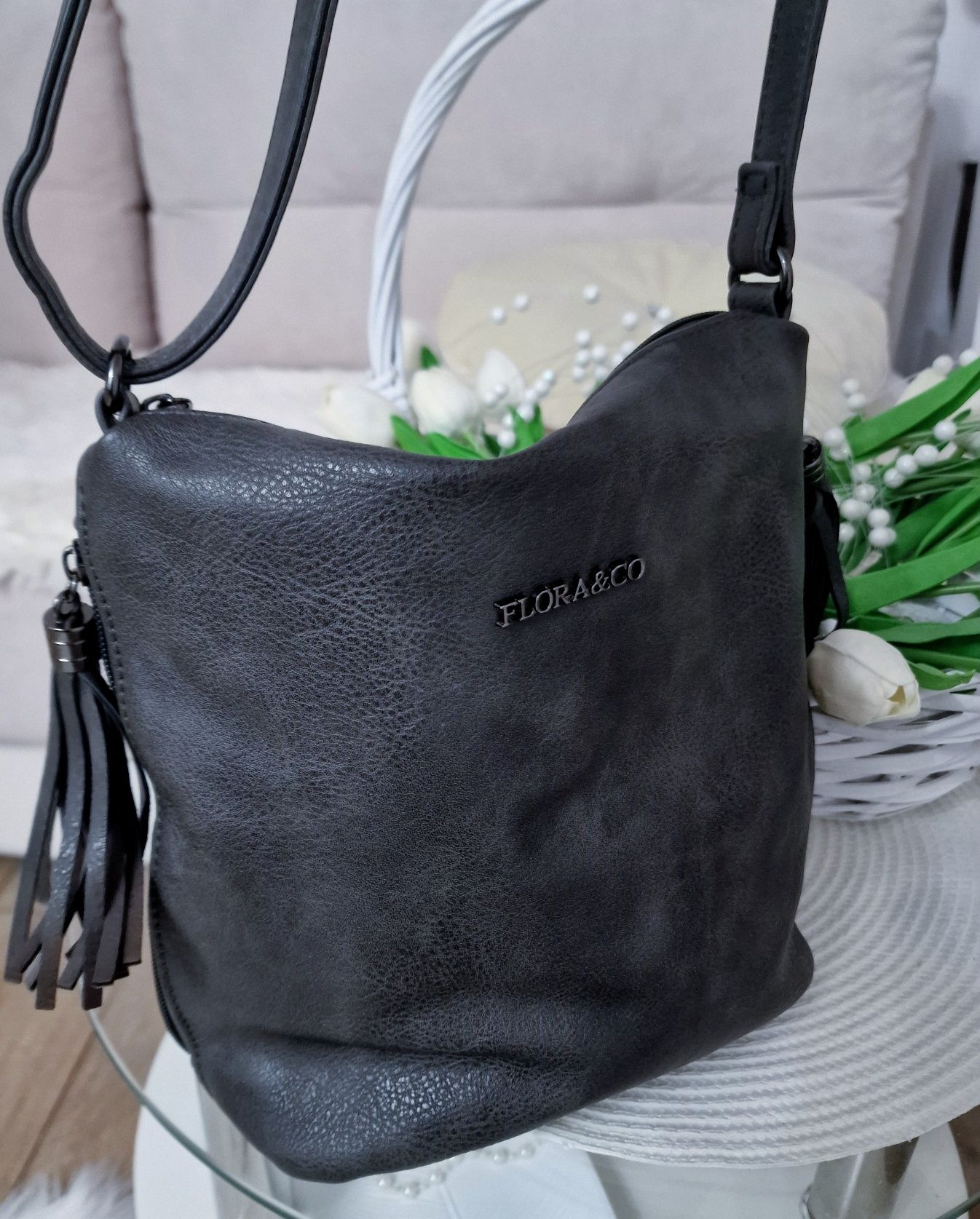 Torba na ramie"Flora&Co".