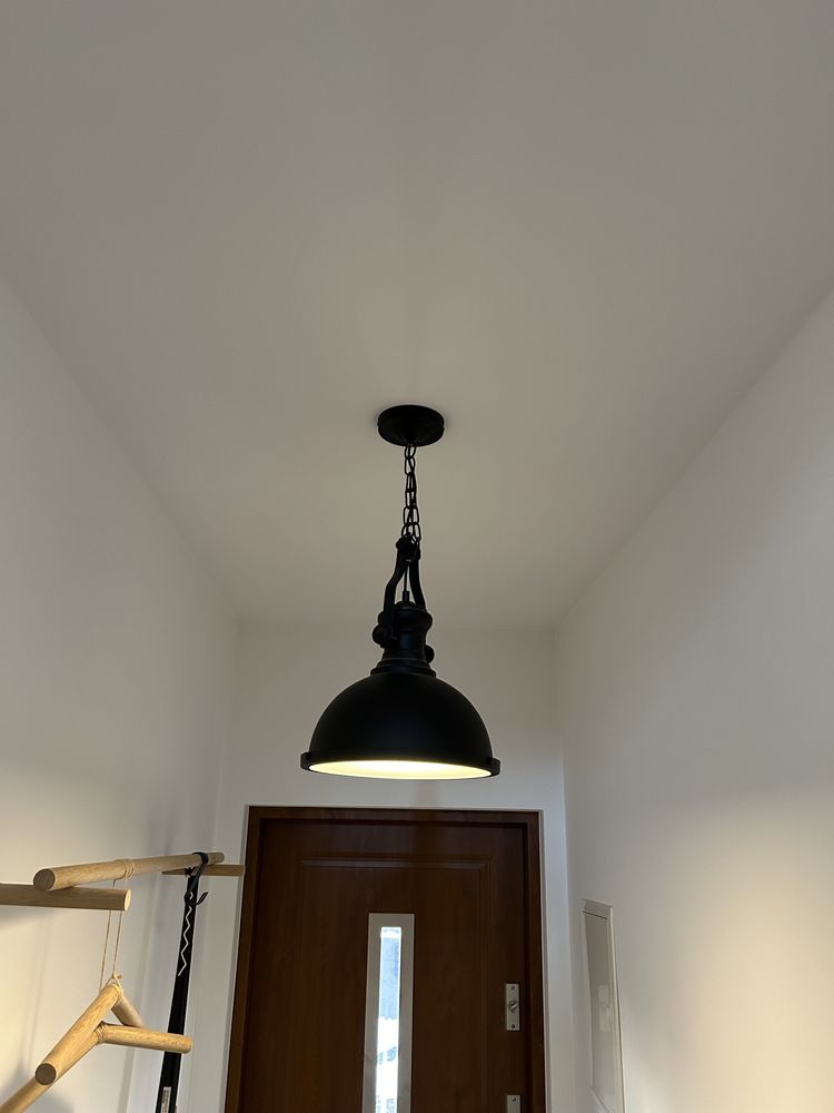 Lampa wisząca czarna LOFT, Italux