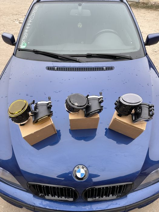 Bmw e46 решітки накладки на туманки кришки противотуманок туманки E46
