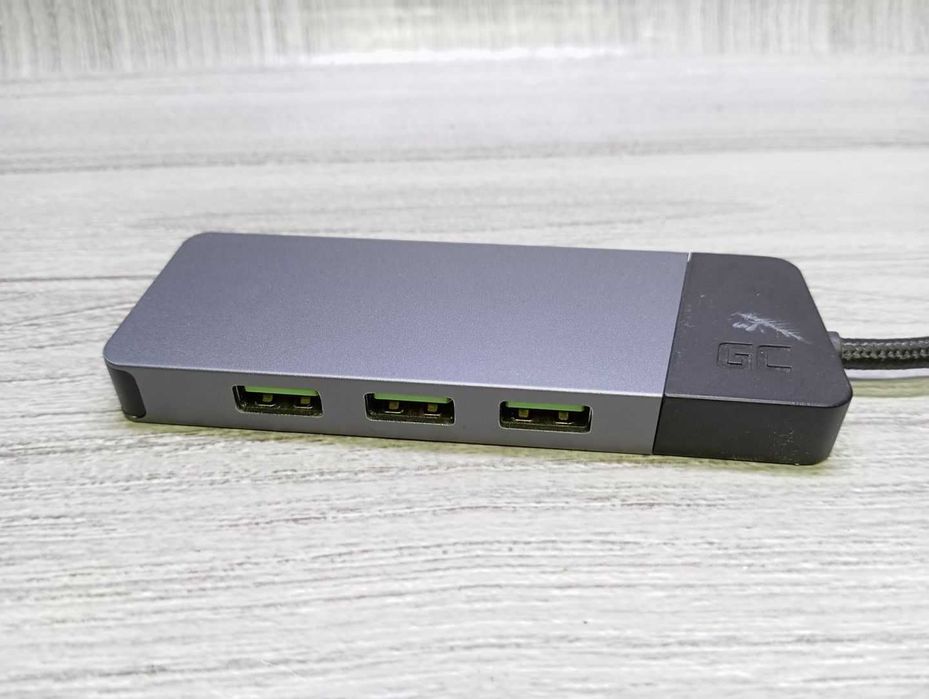 Adapter HUB USB-C Green Cell Connect 7w1 HUBGC01