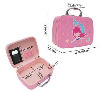 Дитячий набір косметика в рожевій сумці валізи 2005I для дівчинки