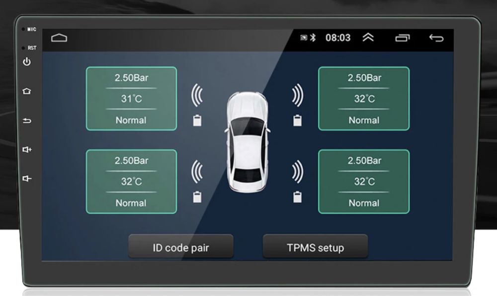 Tpms sensores pressão pneus