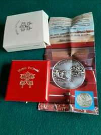 Medalha de prata do Museu do Vaticano