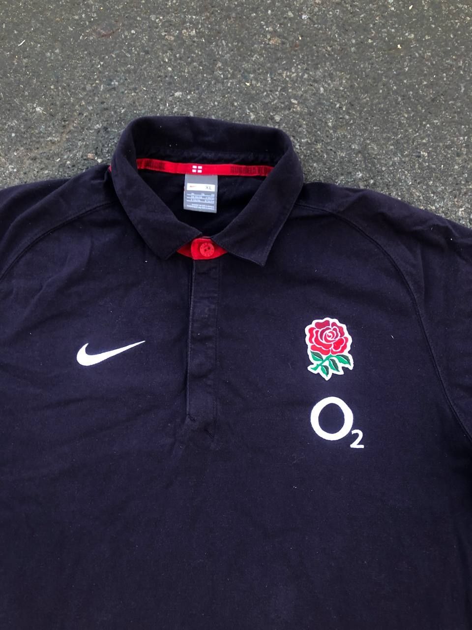 Polo vintage nike England O2 Rose football