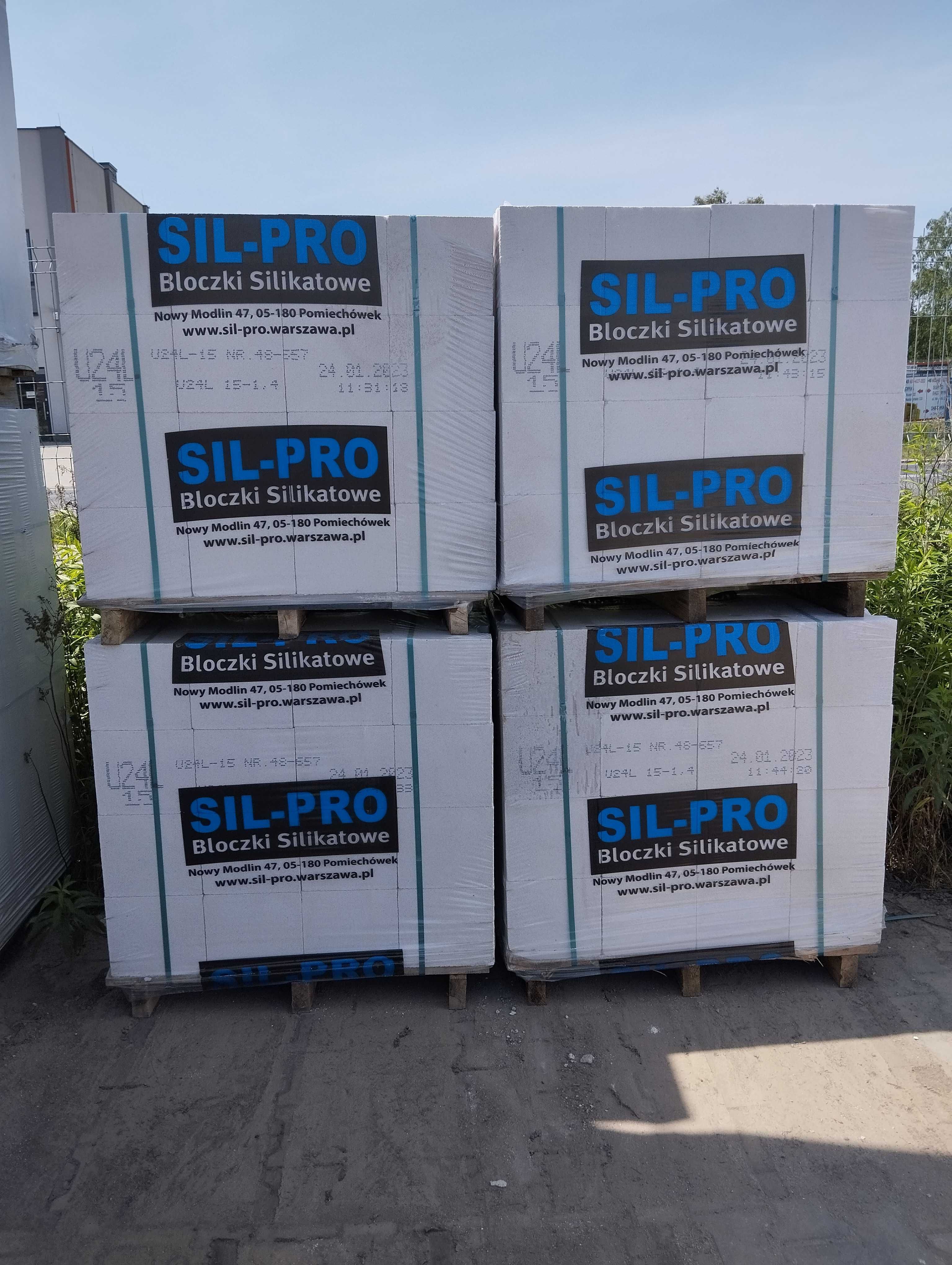 SILPRO Bloczek silikatowy U12 kl 15 25x12x22