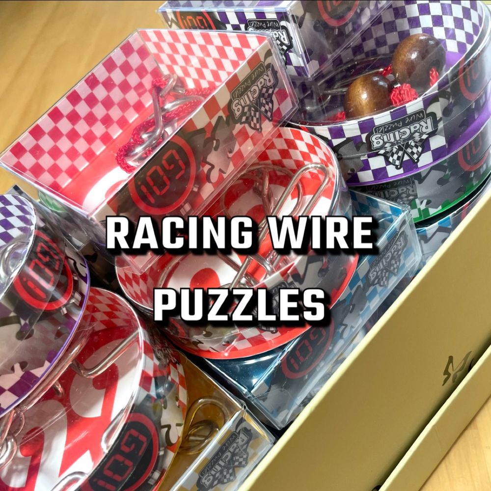 Łamigłówka druciana metalowa Racing Wire Puzzles NOWY ZESTAW