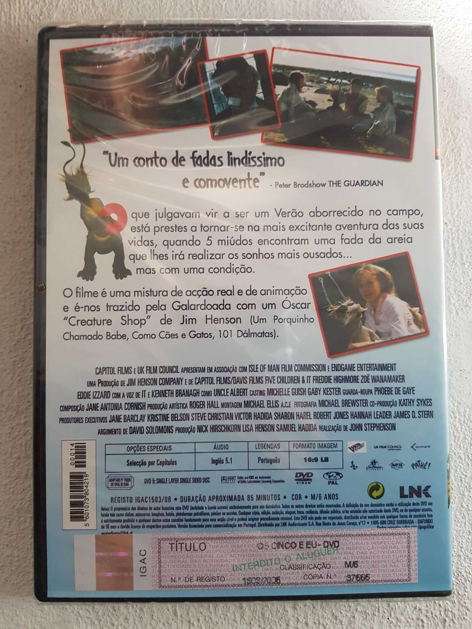 Os 5 e Eu - DVD - Selado