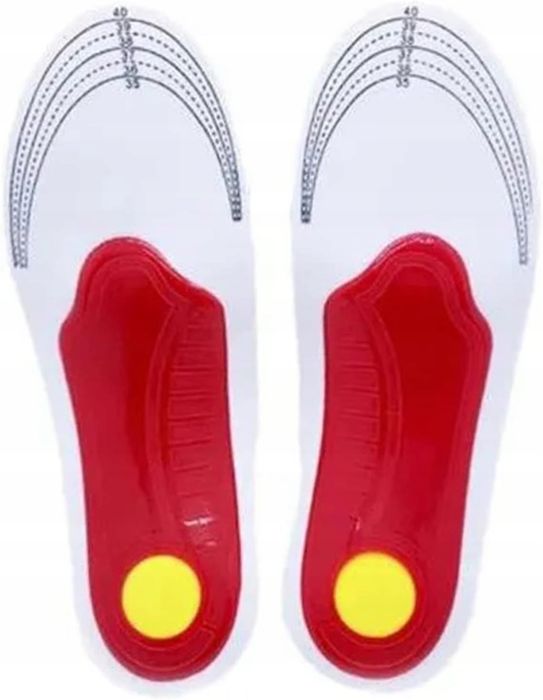 Ultralekkie ortopedyczne amortyzujące wkładki do butów rozmiar 40-46