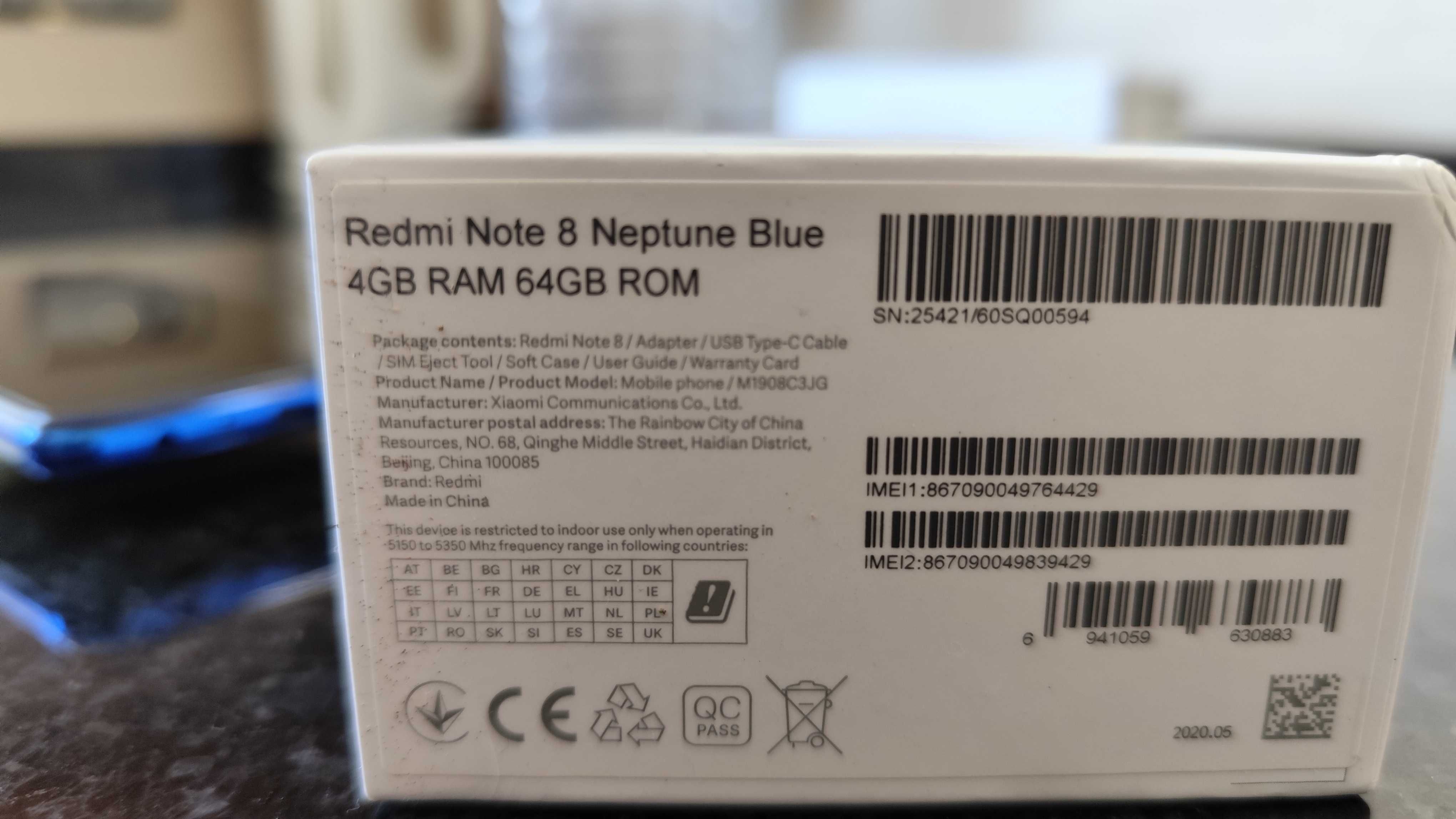 Smartphone XIAOMI Redmi Note 8