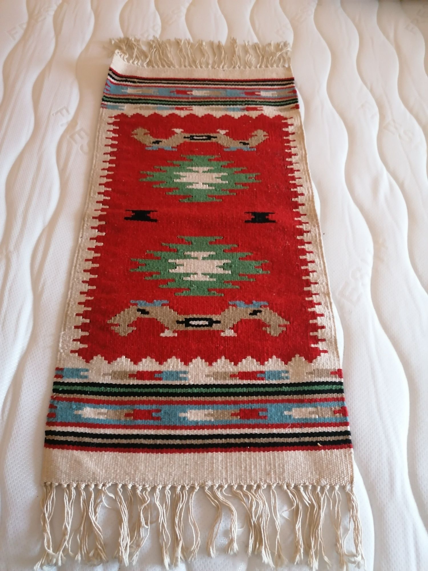 Kilim, import, nowy, dwustronny z fredzlami