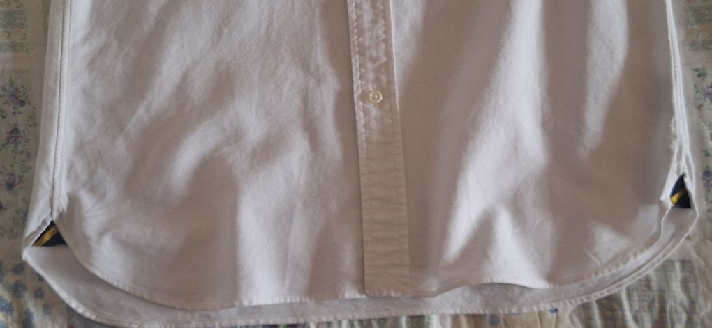 Camisa branca Ralph Lauren, Tamanho M, Slim Fit