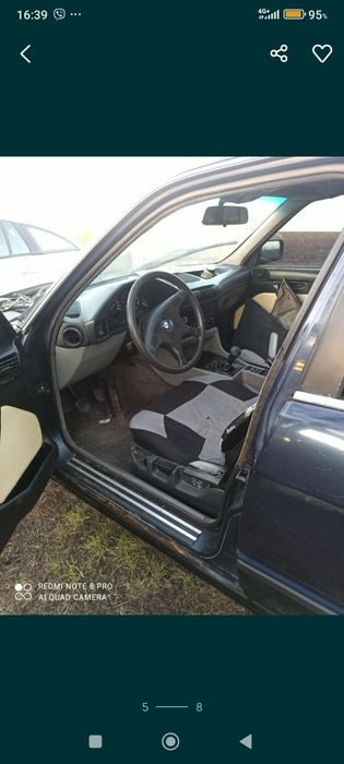 Разборка Е34 БМВ BMW запчасти шрот детали 520 i M20B20 2.0 л бензин