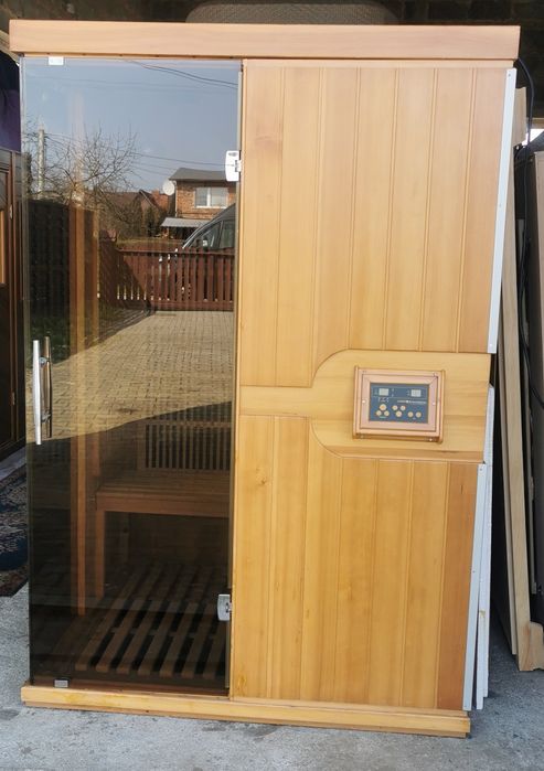 Okazja luksusowa, panoramiczna sauna infrared na podczerwień