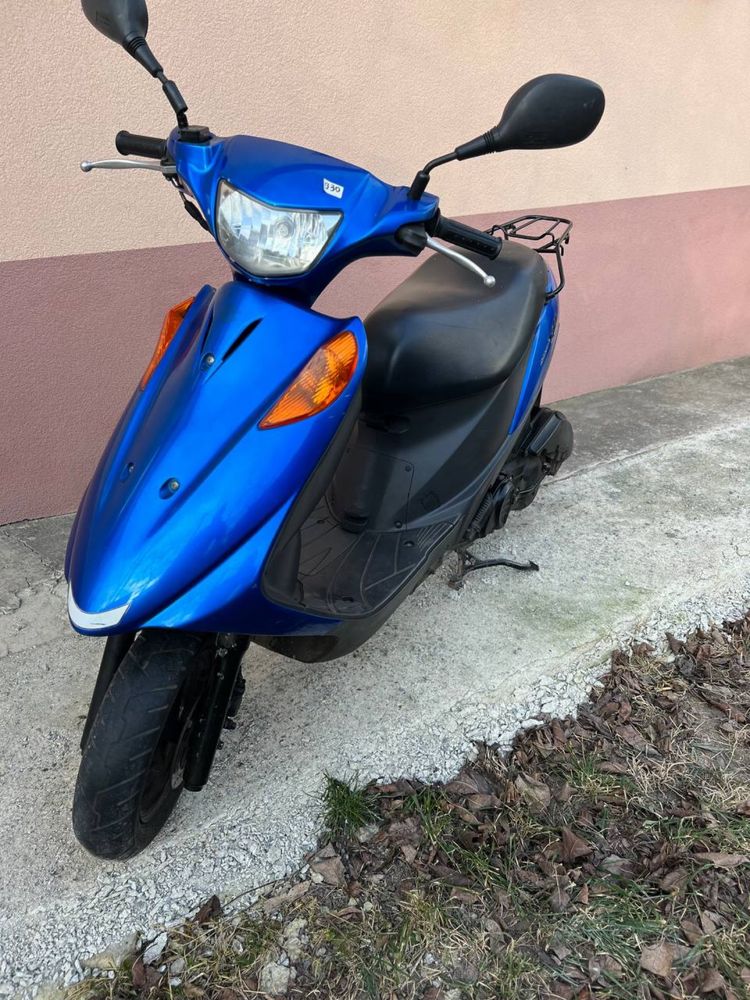 Скутер suzuki address v 125 g з контейнера мопед 2 місний