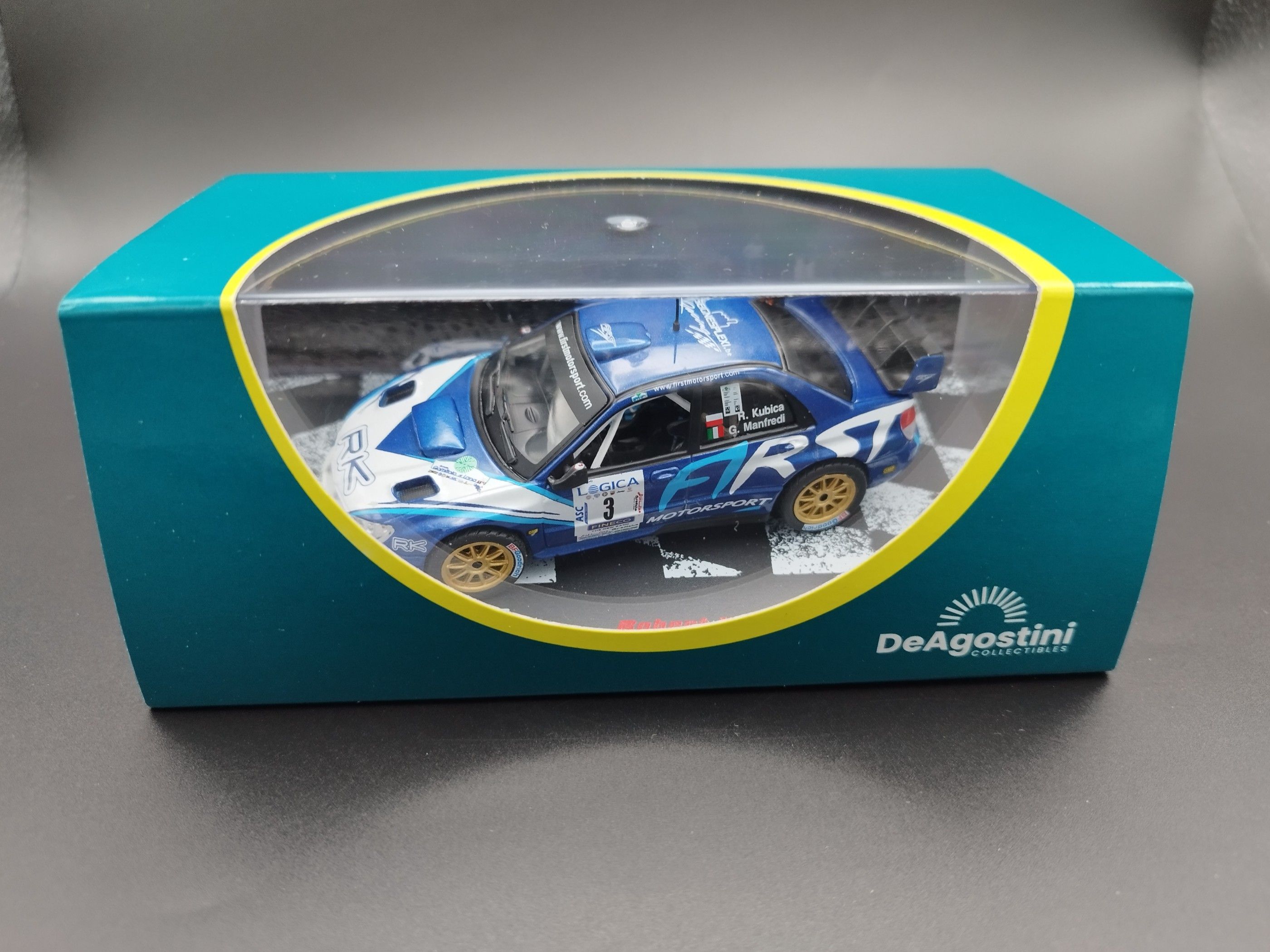 1:43 Deagostini Subaru Impreza WRC Robert Kubica/Giuliano Manfredi