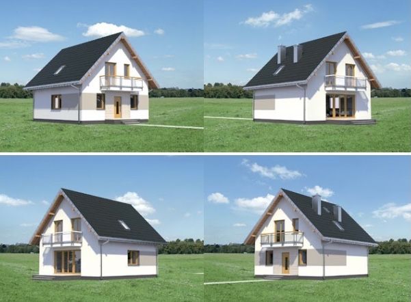 NOWY projekt domu jednorodzinnego GRZEŚ (Archeton)