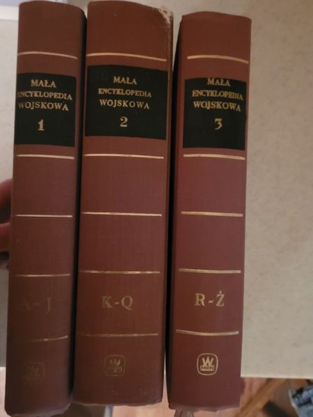 Mała encyklopedia wojskowa t.1-3 MON 1971 wyd 2